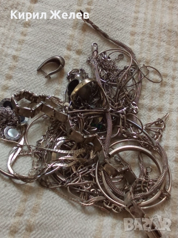 100 грама сребърни накити за поправка за части за реставрация или материал 51425, снимка 2 - Бижутерийни комплекти - 51951978