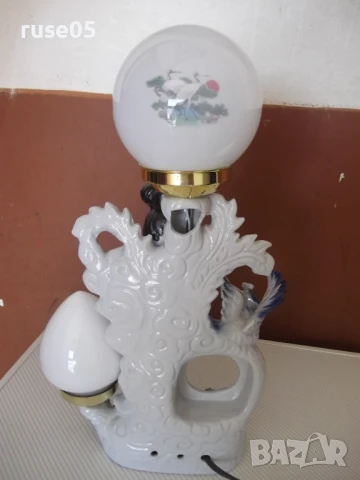 Лампа "Девойка свири на флейта" порцеланова, снимка 7 - Други ценни предмети - 51359448