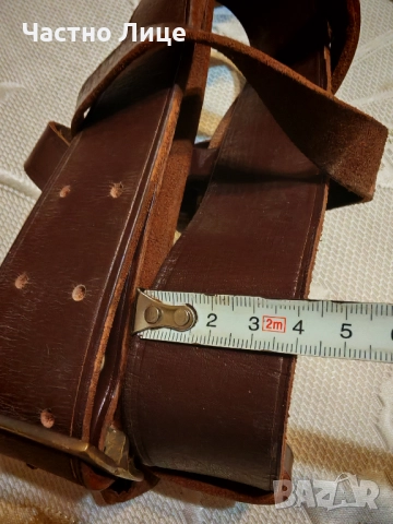 Царски ОФИЦЕРСКИ ВОЕНЕН КОЛАН С ПОРТУПЕЙ 1940те г  Отлично състояние., снимка 5 - Антикварни и старинни предмети - 52793008