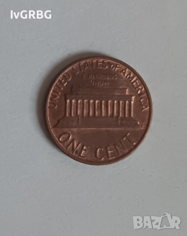 1 цент САЩ 1982 1 цент 1982 Американска монета Линкълн , снимка 3 - Нумизматика и бонистика - 44901204