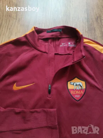 Nike DRY- FIT Jersey Para Hombre AS Roma 1927 - страхотна футболна блуза M, снимка 3 - Спортни дрехи, екипи - 49815390