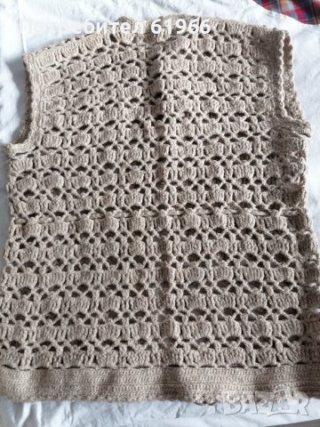 Елече плетено на една кука! , снимка 5 - Блузи с дълъг ръкав и пуловери - 43788529