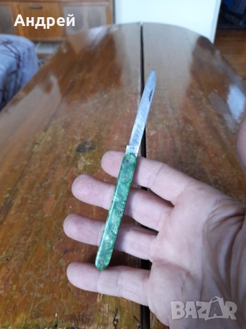 Стар джобен нож,ножче,ножка #139, снимка 4 - Други ценни предмети - 51850435