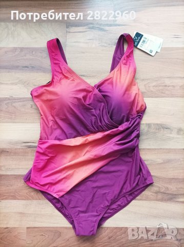 Ulla Popken голям размер,-56 цял бански , снимка 7 - Бански костюми - 37217324