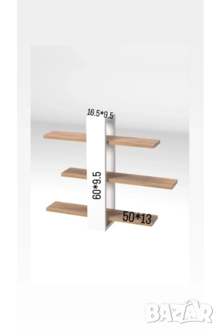 Етажерка с 3 рафта за стена / Декоративен рафт за стена, снимка 4 - Декорация за дома - 52212865