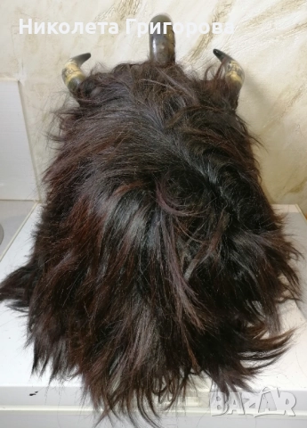 Кукерска маска, изработена от естествени материали.Лека и удобна., снимка 2 - Други ценни предмети - 52428512