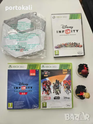 XBOX 360 Disney Infinity комплект 3 игри фигурки портал, снимка 2 - Игри за Xbox - 49587818