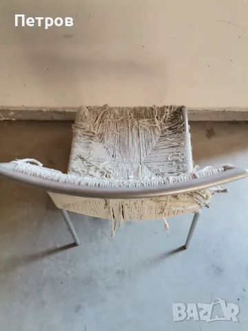 Трапезен метален стол , снимка 2 - Столове - 48951620