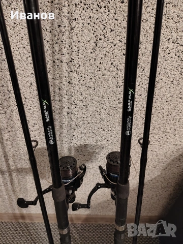 Шаранджийски въдъци NGT с макари zebco, снимка 3 - Въдици - 53468886