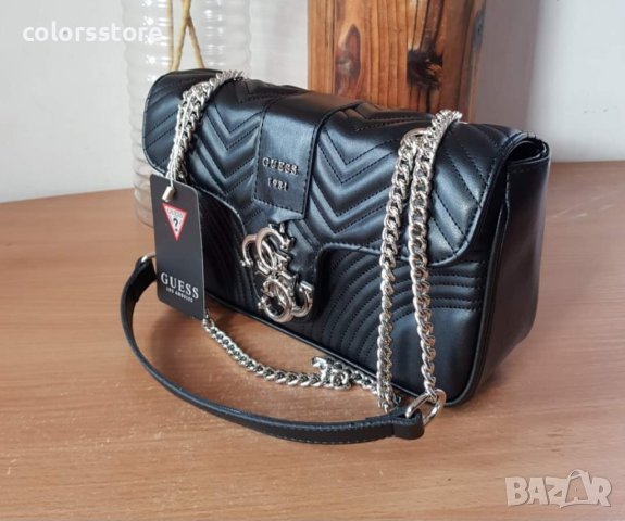 Луксозна Черна чанта  Guess NT578, снимка 5 - Чанти - 40571091