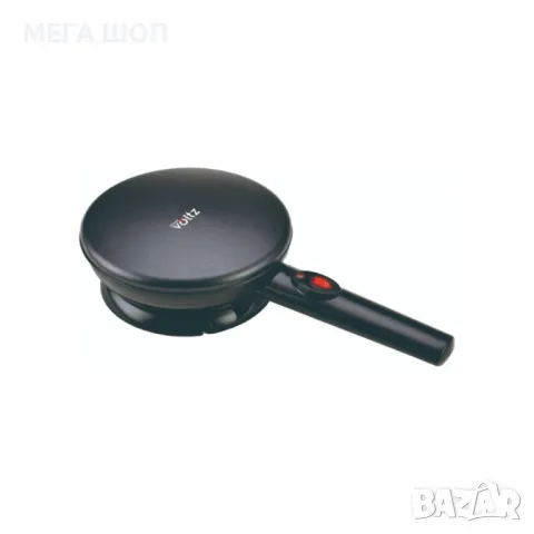 Уред за палачинки Voltz, 800W, 20 см, черен – идеален за перфектни палачинки, снимка 2 - Съдове за готвене - 50363497