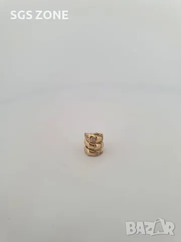 Златна Висулка Змия., снимка 4 - Колиета, медальони, синджири - 49760734