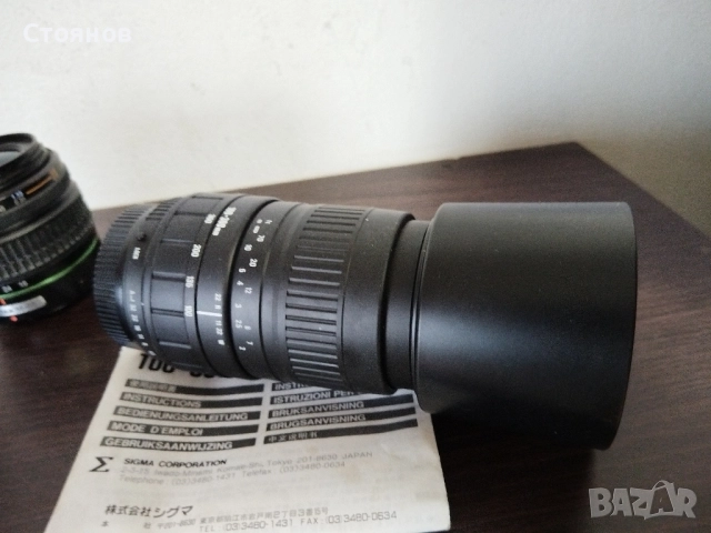 Обективи за PENTAX K-байонет,18-55mm,28-70mm,100-300mm,, снимка 11 - Обективи и филтри - 43450103