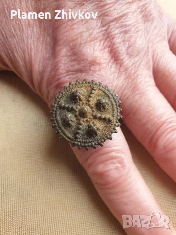 възрожденски чорбаджийски пръстен 