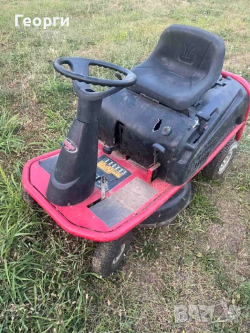 тракторна косачка Rider 60E, с мотор Briggs & Stratton 850,  190 куб.м., снимка 4 - Градинска техника - 50814355