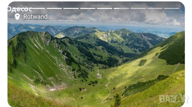 Стар Алпийски пейзаж на худ. Eugen Nell от 1951 г., снимка 11 - Антикварни и старинни предмети - 44003465