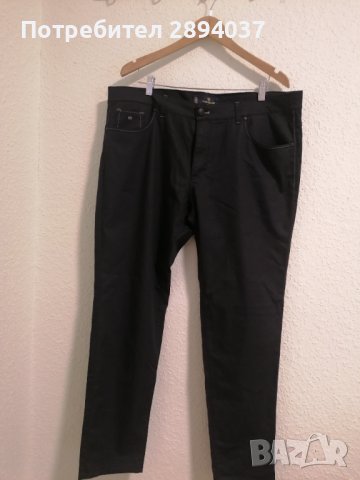Класически черен панталон TEODOR р-р 60, снимка 2 - Панталони - 43714587