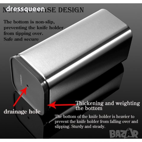 2566 Стойка за кухненски ножове, снимка 2 - Други стоки за дома - 37479876