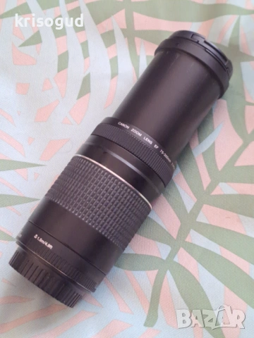 Обектив Canon EF 75-300mm f/4-5.6 III, снимка 3 - Обективи и филтри - 53075844