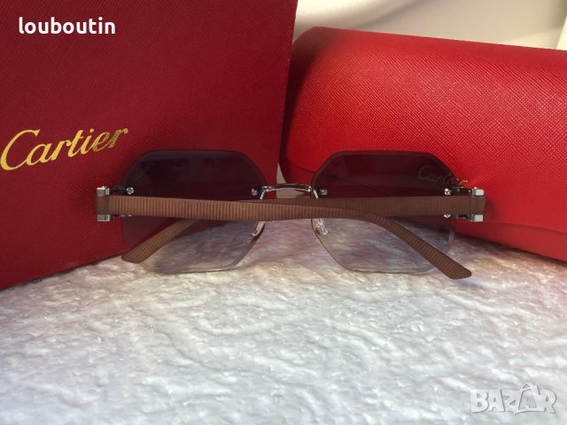 -35% Разпродажба Cartier 2022 прозрачни дамски слънчеви очила Осмоъгълник с камъни, снимка 6 - Слънчеви и диоптрични очила - 38809240