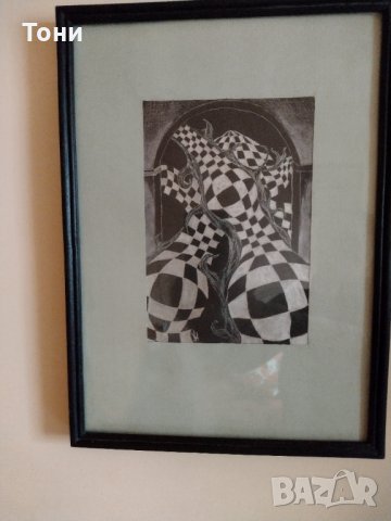 Графика / картина Or art, снимка 3 - Картини - 35208650