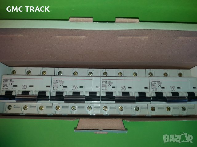 Автоматичен трифазен прекъсвач/предпазител  SDB2-125C Delixi/Schneider 3х100А 3P , снимка 3 - Други машини и части - 27506639