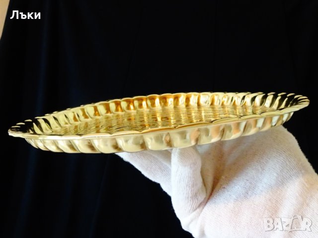 Бронзов поднос,плато,тава,арабска калиграфия. , снимка 5 - Антикварни и старинни предмети - 32574370