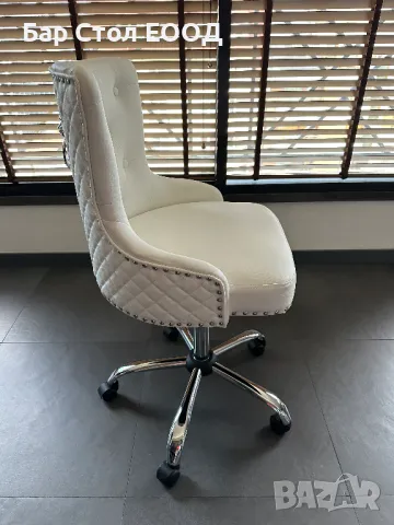 Стол на колелца Lyon с 24 м гаранция и безплатна доставка до офис, снимка 8 - Столове - 41506618