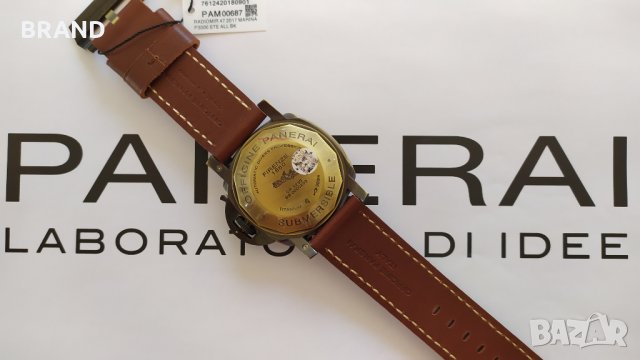 Panerai LUMINOR SUBMERSIBLE 1950 3days power reserve BRONZO клас 5A+, снимка 10 - Мъжки - 28234414