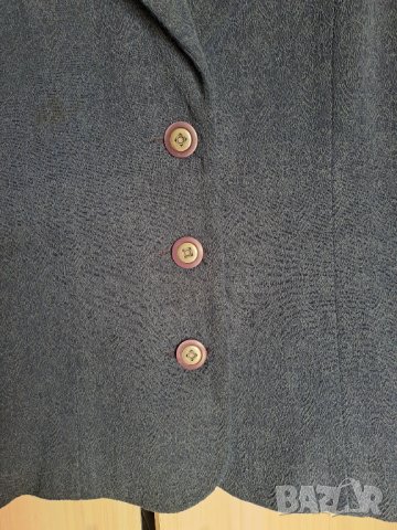 Дамско зимно сако сивосиньо Мария Магдалена размер №46, снимка 3 - Сака - 38315481