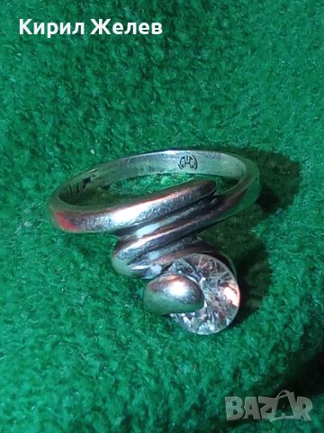 АВТОРСКИ СКЪПОЦЕНЕН СРЕБЪРЕН ПРЪСТЕН с ПЕЧАТ на БИЖУТЕРА и БРИЛЯНТНО ФАСЕТИРАН ИСКРЯЩ ЦИРКОН 36127, снимка 15 - Пръстени - 39460710