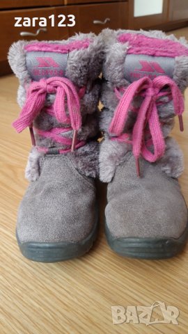 Зимни велурени ботуши Trespass, 29ти номер, снимка 5 - Детски боти и ботуши - 33648909
