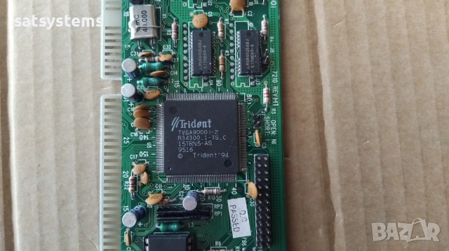 Видео карта TVGA Trident 9000i-2 7210 REV:H1 16-bit 1MB ISA, снимка 8 - Видеокарти - 53404828