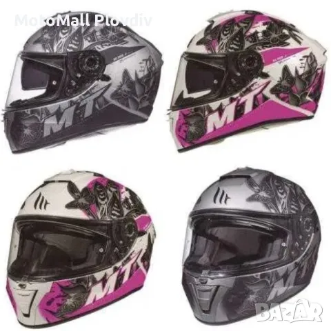 MT Helmets каска Blade 2 SV пистова мото каска тъмни очила, снимка 2 - Аксесоари и консумативи - 49290231