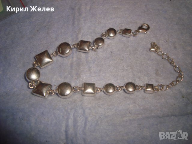 ПОСРЕБРЕНА СКЪПОЦЕННА ФЕШЪН АРТ ГРИВНА с ЮВЕЛИРНО ФАСЕТИРАНИ КРИСТАЛИ 27964, снимка 3 - Гривни - 37093542