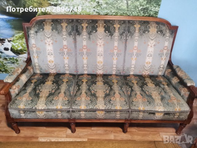 Диван тройка и два фотьойла , снимка 3 - Дивани и мека мебел - 43645244