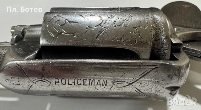 Рядък стар револвер, снимка 2 - Антикварни и старинни предмети - 51897030