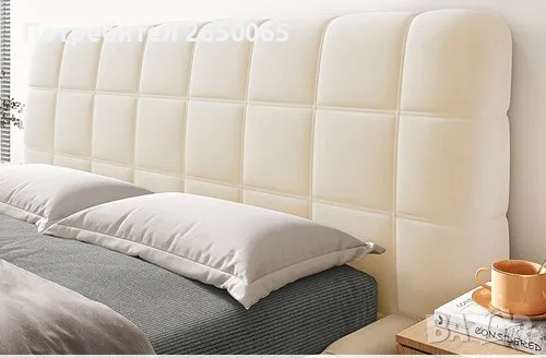 Калъф за табла за спалня 150/70 плюш лукс в бяло , снимка 3 - Спално бельо - 48853925