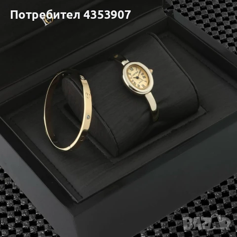 Cartier часовник+гривна, снимка 7 - Дамски - 51169580