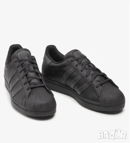  adidas Originals Superstar Triple Black  H00200  номер 41 1/3, снимка 4 - Маратонки - 48966720