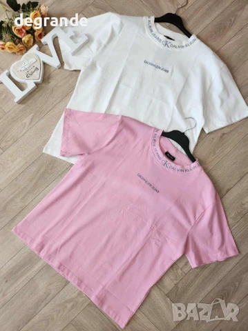 Бели и розови тениски Calvin Klein 