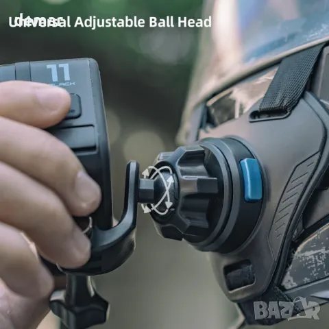 SUREWO Магнитна стойка за каишка за брадичка с бързо освобождаване за мотоциклетна каска за Go Pro, снимка 7 - Друга електроника - 49167027