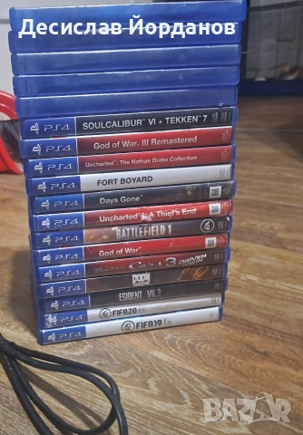 🎮 PS4 Slim 500GB – пълен комплект, готов за игра, снимка 2 - Игри за PlayStation - 53449635