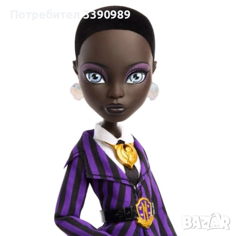 Колекционерска кукла Monster High x Wednesday Bianca Barclay, снимка 9 - Кукли - 53410310