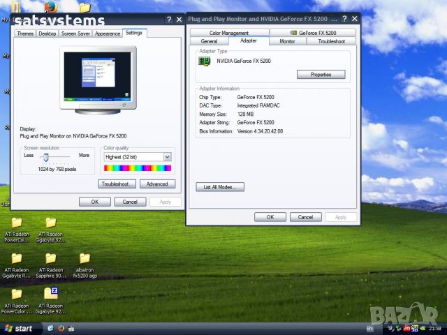 Видео карта NVidia GeForce Albatron FX5200 AGP, снимка 12 - Видеокарти - 27890013