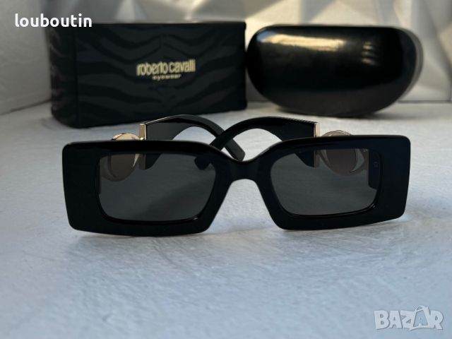 Roberto Cavalli  дамски слънчеви очила правоъгълни, снимка 4 - Слънчеви и диоптрични очила - 44884959