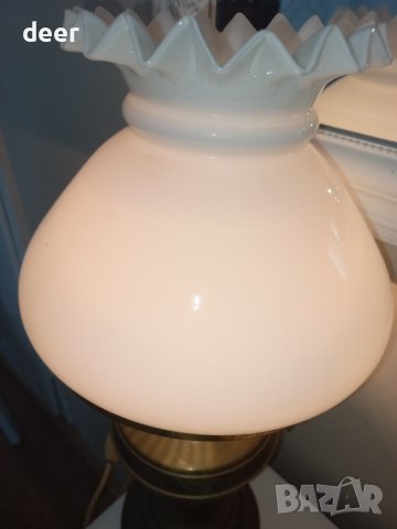 Висока старинна настолна лампа, снимка 10 - Настолни лампи - 43436089