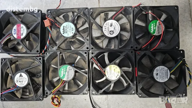 Вентилатори за компютър 9см , снимка 2 - Други - 32023791