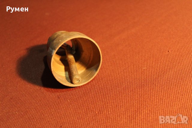 Бронзов стар звънец, снимка 4 - Антикварни и старинни предмети - 43533808