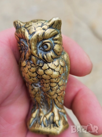 Малък Бронзов Бухал , снимка 9 - Декорация за дома - 52353069